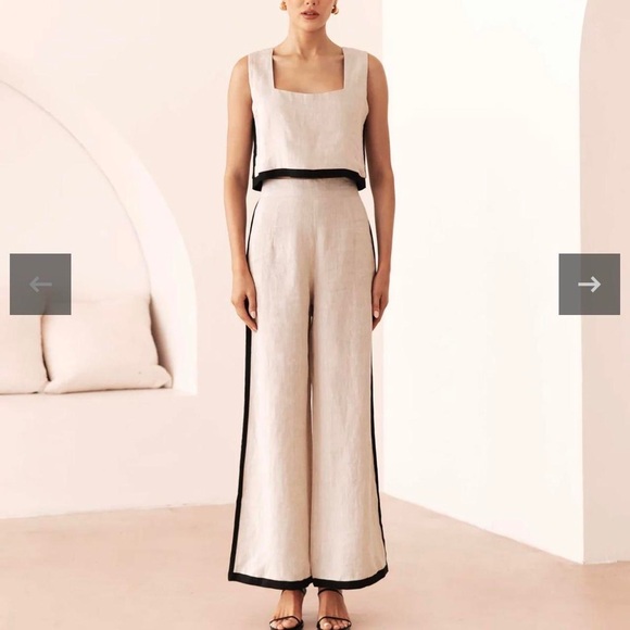 Commense Tops - NWT Commense linen blend outfit